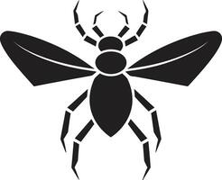 picada do a deserto vespa tarântula Falcão Guerreiro logotipo vetor