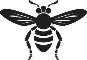 vespas sinistro domínio logotipo elegante inseto soberano símbolo vetor