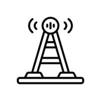 antena linha ícone. vetor ícone para seu local na rede Internet, móvel, apresentação, e logotipo Projeto.