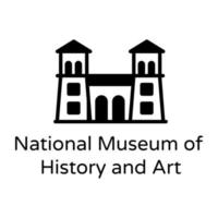 museu nacional de história e arte vetor