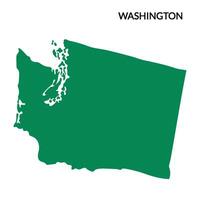 Washington mapa. mapa do Washington. EUA mapa vetor