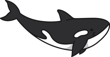 fofa orca baleia vetor