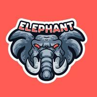 elefante rei ilustração mascote t-shirt design vintage vetor
