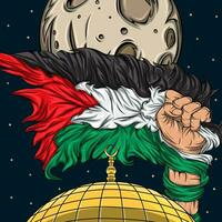vetor ilustração Projeto do Palestina