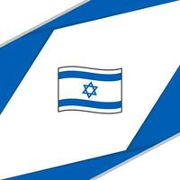 Israel bandeira abstrato fundo Projeto modelo. Israel independência dia bandeira social meios de comunicação publicar. Israel vetor