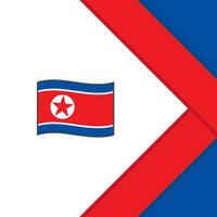norte Coréia bandeira abstrato fundo Projeto modelo. norte Coréia independência dia bandeira social meios de comunicação publicar. norte Coréia desenho animado vetor