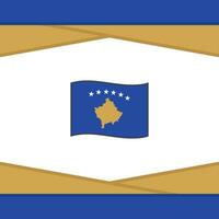 Kosovo bandeira abstrato fundo Projeto modelo. Kosovo independência dia bandeira social meios de comunicação publicar. Kosovo vetor