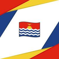 Kiribati bandeira abstrato fundo Projeto modelo. Kiribati independência dia bandeira social meios de comunicação publicar. Kiribati vetor