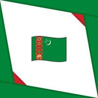 Turquemenistão bandeira abstrato fundo Projeto modelo. Turquemenistão independência dia bandeira social meios de comunicação publicar. Turquemenistão independência dia vetor