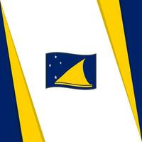 Tokelau bandeira abstrato fundo Projeto modelo. Tokelau independência dia bandeira social meios de comunicação publicar. Tokelau bandeira vetor