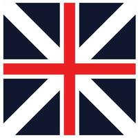bandeira do a Unidos reino do ótimo Grã-Bretanha e norte Irlanda. vetor ilustração