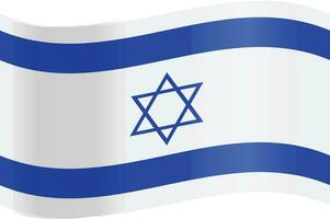 vetor ilustração do Israel bandeira