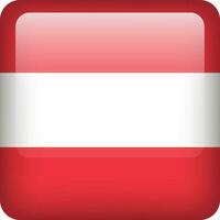 Áustria bandeira botão. quadrado emblema do Áustria. vetor austríaco bandeira, símbolo. cores e proporção corretamente.