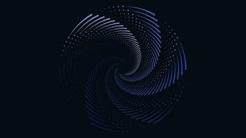 abstrato espiral Sombrio azul fundo vetor