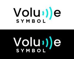 carta m monograma volume audio alto falante logotipo Projeto. vetor