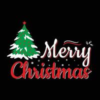 alegre Natal Magia camiseta Projeto com festivo letras tipografia vetor