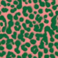 borrado aguarela leopardo desatado padronizar. colorida animal imprimir. Rosa e verde guepardo e jaguar pele manchas vetor