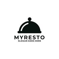 ilustração vetorial de design de logotipo de restaurante vetor