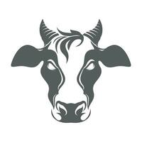 ícone de vetor de modelo de logotipo de vaca