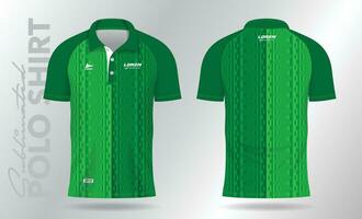 verde pólo camisa brincar modelo Projeto para esporte jérsei vetor