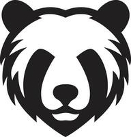 régio Urso perfil tribal Urso marca vetor