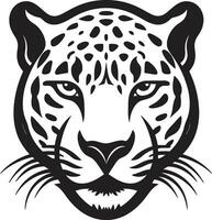 indomado graça Preto leopardo ícone destreza dentro Preto leopardo vetor emblema