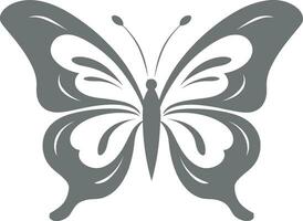elegante voar Preto borboleta ícone Projeto esculpido beleza dentro Preto borboleta logotipo vetor