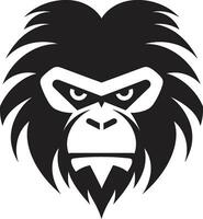 africano babuíno logotipo babuíno dinastia perfil vetor