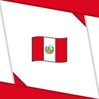 Peru bandeira abstrato fundo Projeto modelo. Peru independência dia bandeira social meios de comunicação publicar. independência dia vetor