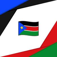 sul Sudão bandeira abstrato fundo Projeto modelo. sul Sudão independência dia bandeira social meios de comunicação publicar. sul Sudão vetor