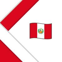 Peru bandeira abstrato fundo Projeto modelo. Peru independência dia bandeira social meios de comunicação publicar. ilustração vetor