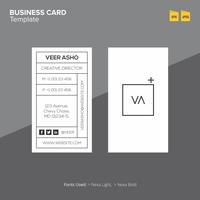 Modelo de Design de cartão profissional vetor