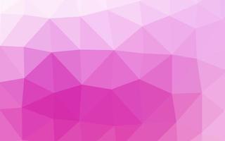 capa de mosaico do triângulo do vetor rosa claro.