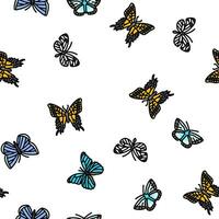 borboleta verão Primavera inseto vetor desatado padronizar