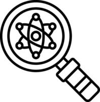 ícone de vetor de análise química