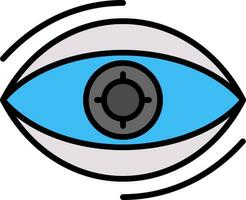 ícone do vetor de visão