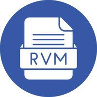 rvm Arquivo formato vetor ícone