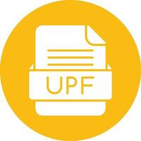 upf Arquivo formato vetor ícone
