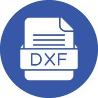 dxf Arquivo formato vetor ícone