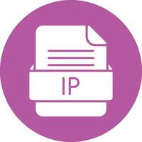 ip Arquivo formato vetor ícone