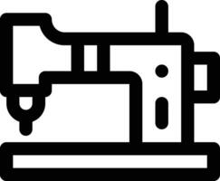 ícone de vetor de máquina de costura