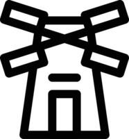 ícone de vetor de moinho de vento