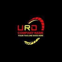 urd carta logotipo vetor projeto, urd simples e moderno logotipo. urd luxuoso alfabeto Projeto
