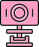 ícone de vetor de webcam