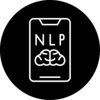 nlp vetor ícone