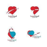 modelo de design de ícone de vetor de logotipo de viagens