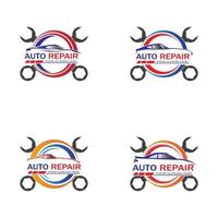 vetor de logotipo de reparação de automóveis. modelo de logotipo automotivo