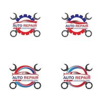 vetor de logotipo de reparação de automóveis. modelo de logotipo automotivo