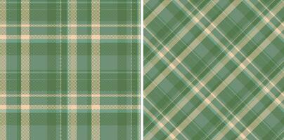 fundo tartan têxtil do tecido textura vetor com uma padronizar desatado xadrez verificar.