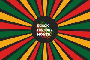 Preto história mês africano americano história celebração vetor ilustração, poster, cartão, bandeira, fundo. vetor ilustração